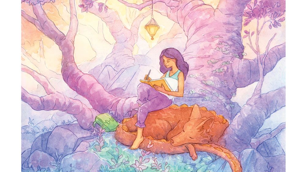 Mixed-media art tutorial: How to watercolour over digital artwork