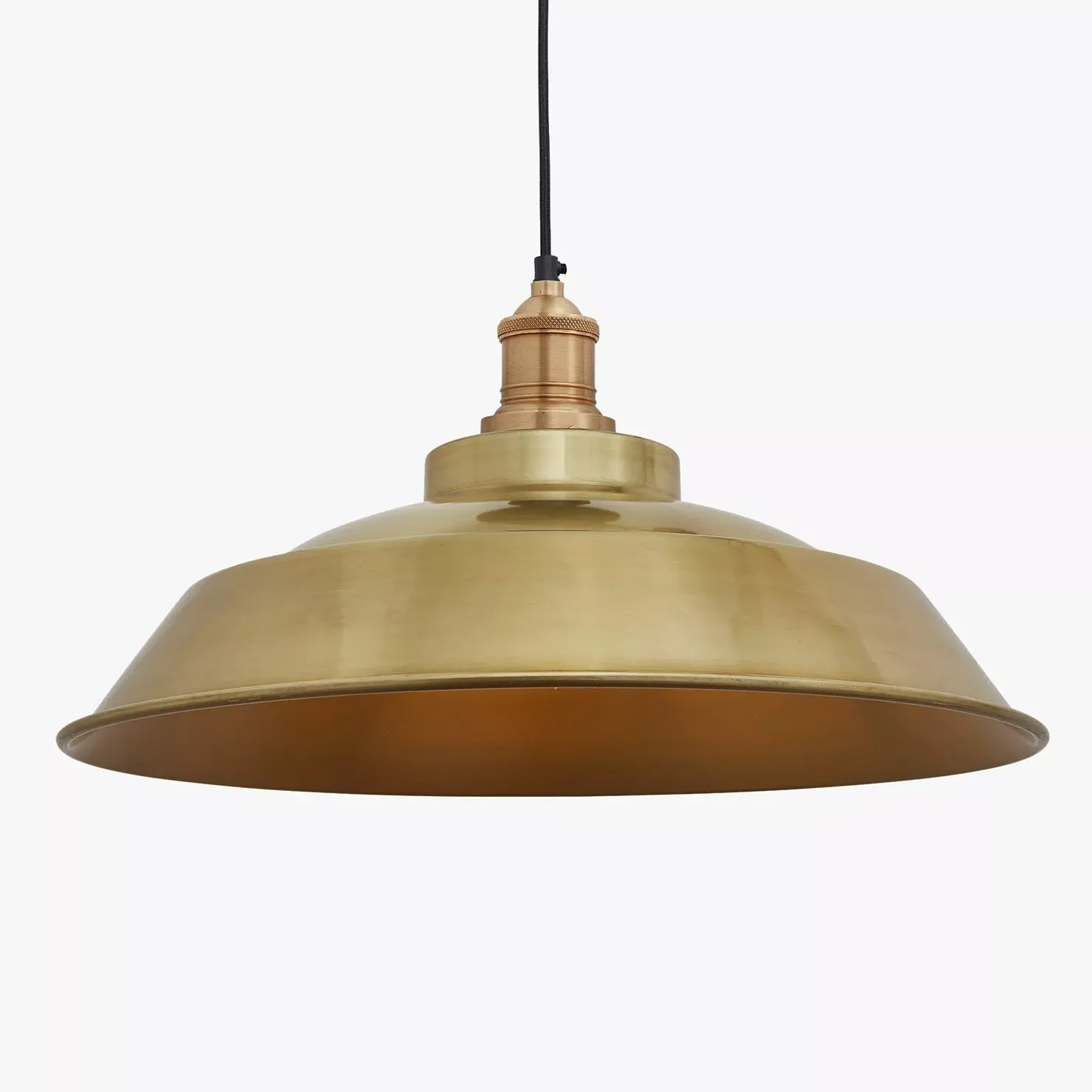 Industville Brooklyn Stepped Pendant Ceiling Light, Pewter