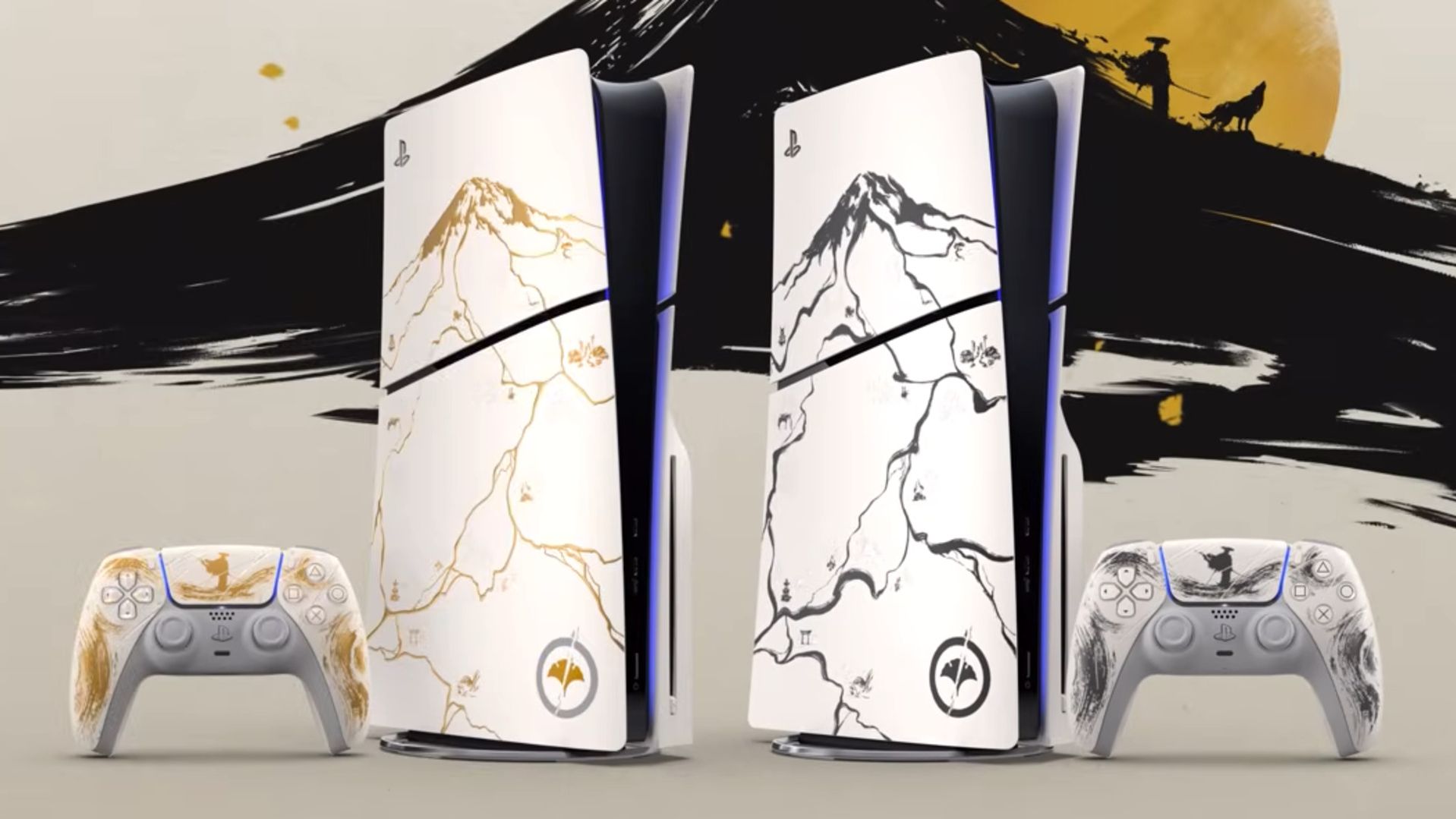 Gorgeous limited edition Ghost of Yotei PS5 consoles and