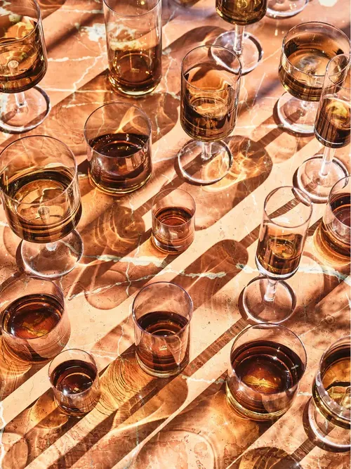 Zuma Glass Whiskey Glasses Set of Four