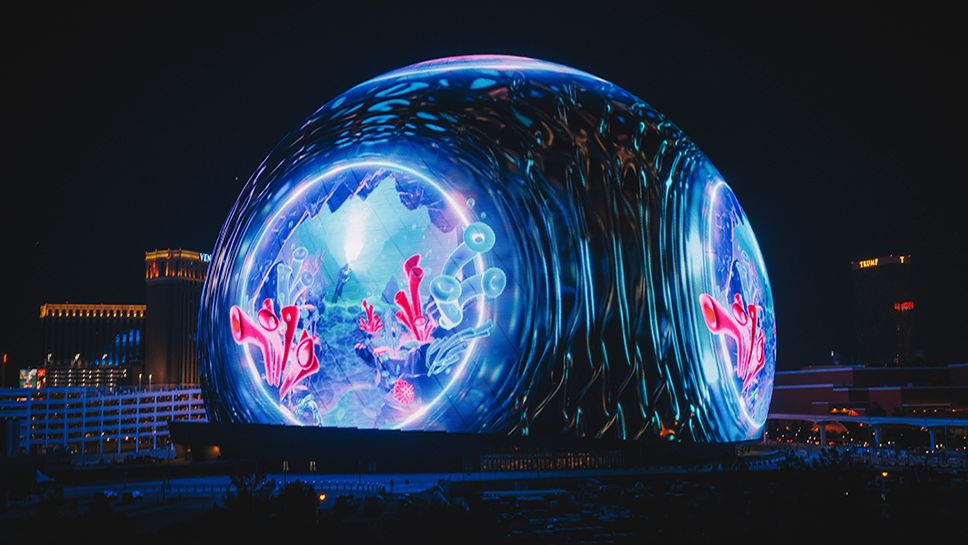 Watch Las Vegas' MSG Sphere light up for Fourth of July