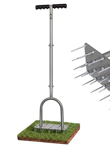 4-Row Lawn Aerator Tool