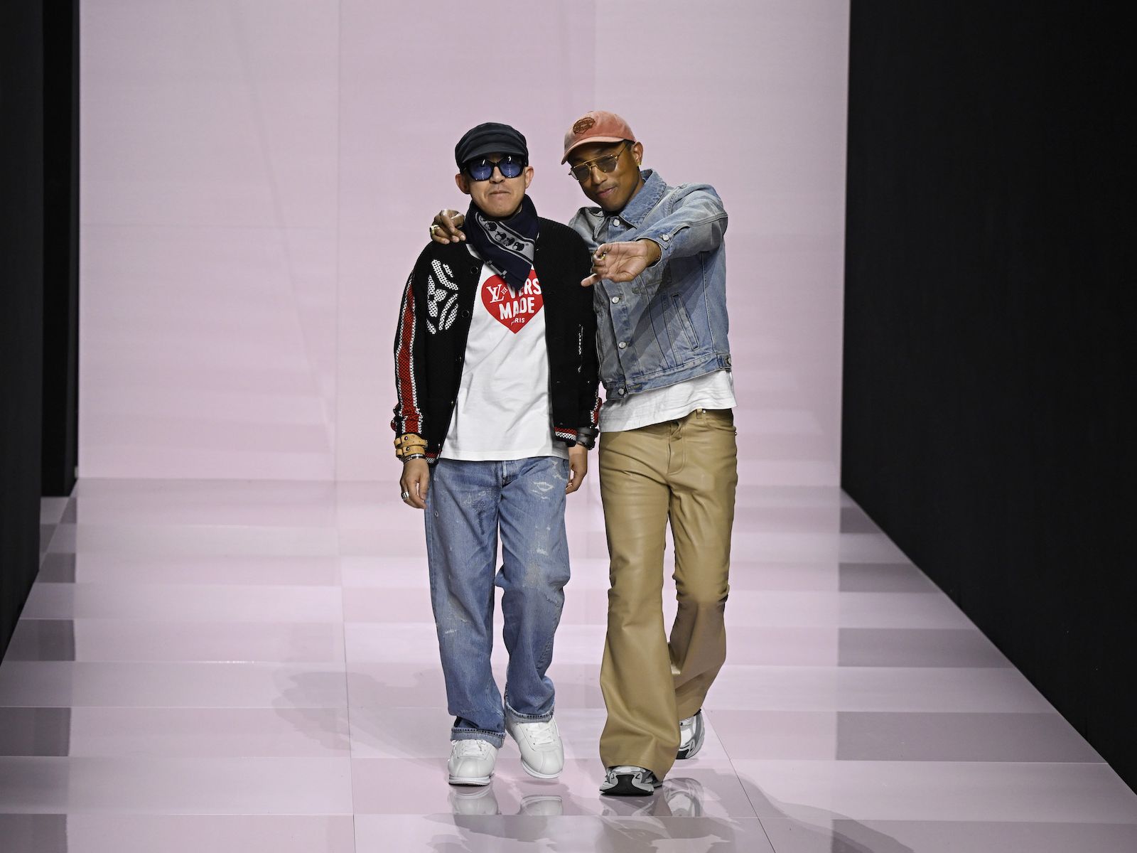 ファレルとNIGOの横顔に注目！コラボ Louis Vuitton スニーカー ファレル率いるルイ・ヴィトン x NIGOのコラボアイテムが浮上