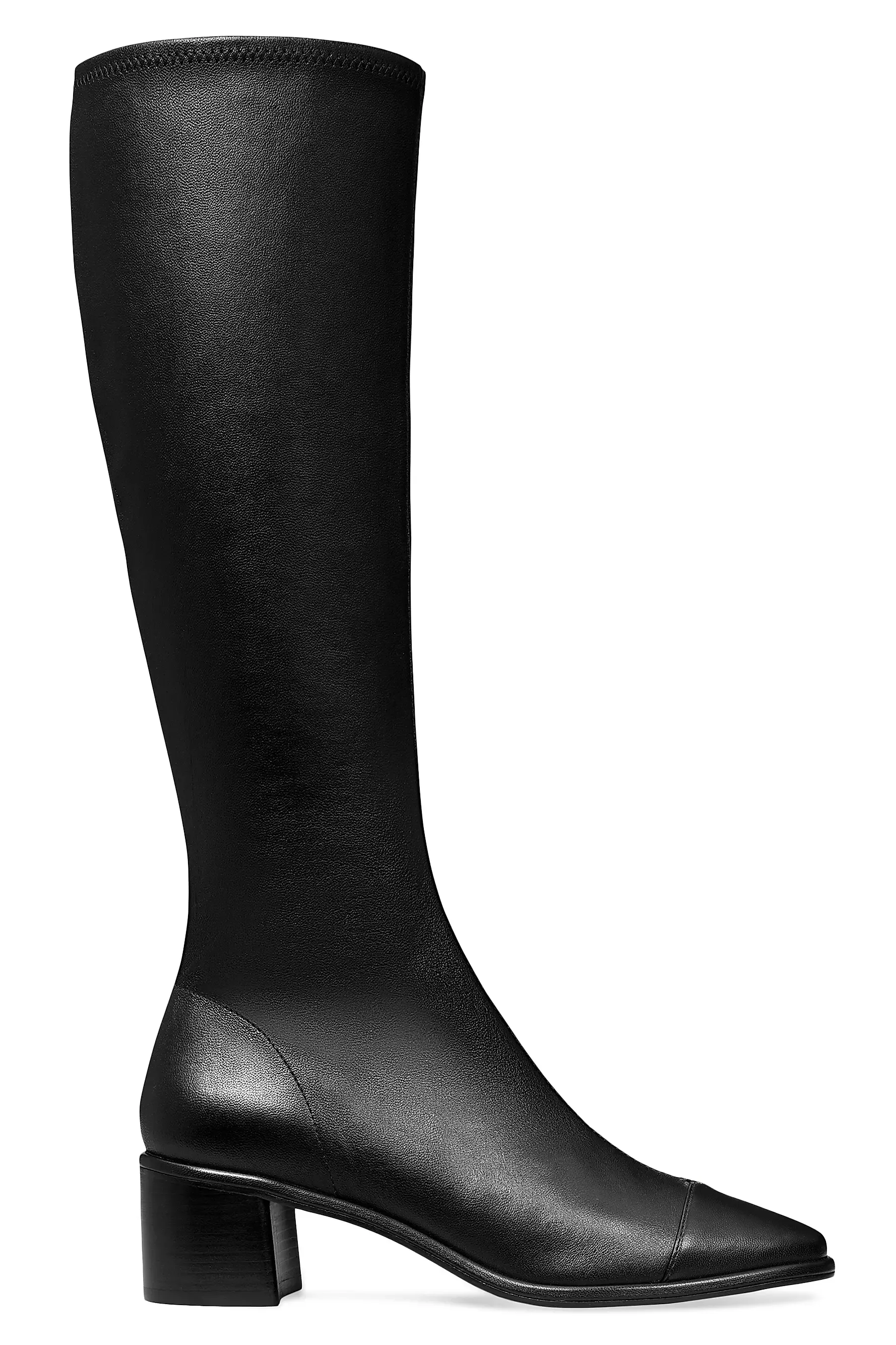 Cap-Toe 55mm Leather Knee-High Boots