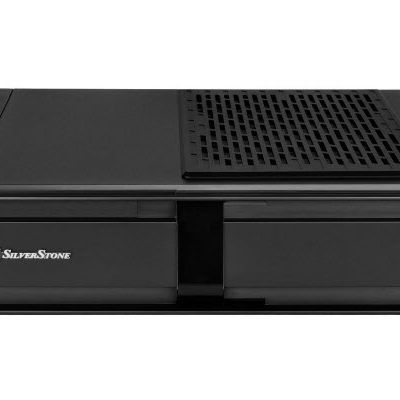 Boîtier PC Slim SilverStone Milo ML08B-H - Mini-ITX, Poignée De Transport, Noir - Pour HTPC Et Configurations Compactes