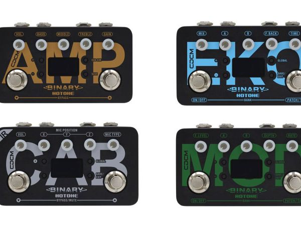 Hotone unveils 4 “versatile, pro-level” Binary dual-footswitch
