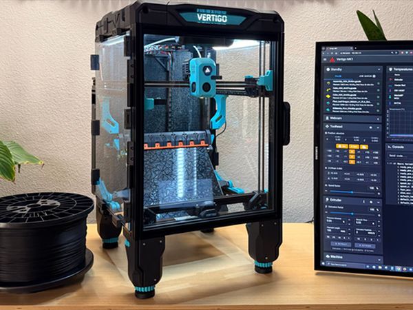 Vertigo Mk1 3D printer crowdfunder touts auto-eject, bed