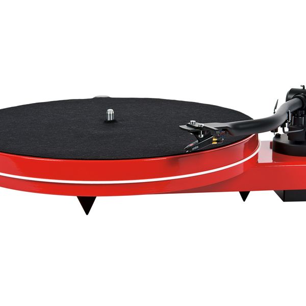 Giradischi Pro-Ject Elemental Rosso/Nero: Plug&Play Con Testina Ortofon, 33/45 Giri, Alimentatore Separato - 4