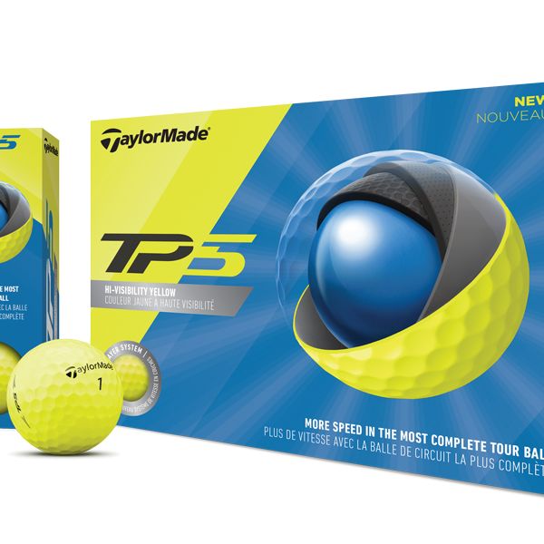 TaylorMade TP5 pix Hi-Vis Yellow 36球入り TaylorMade TP5 pix balls 3 dozen set 3 dozen (36 pieces