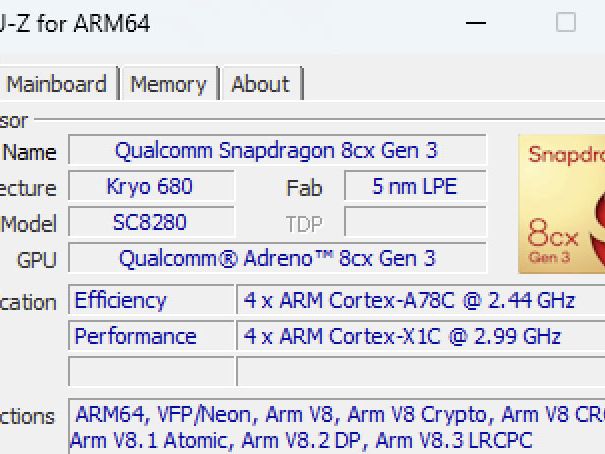 CPU-Z sees its first native release for Windows on ARM64, though