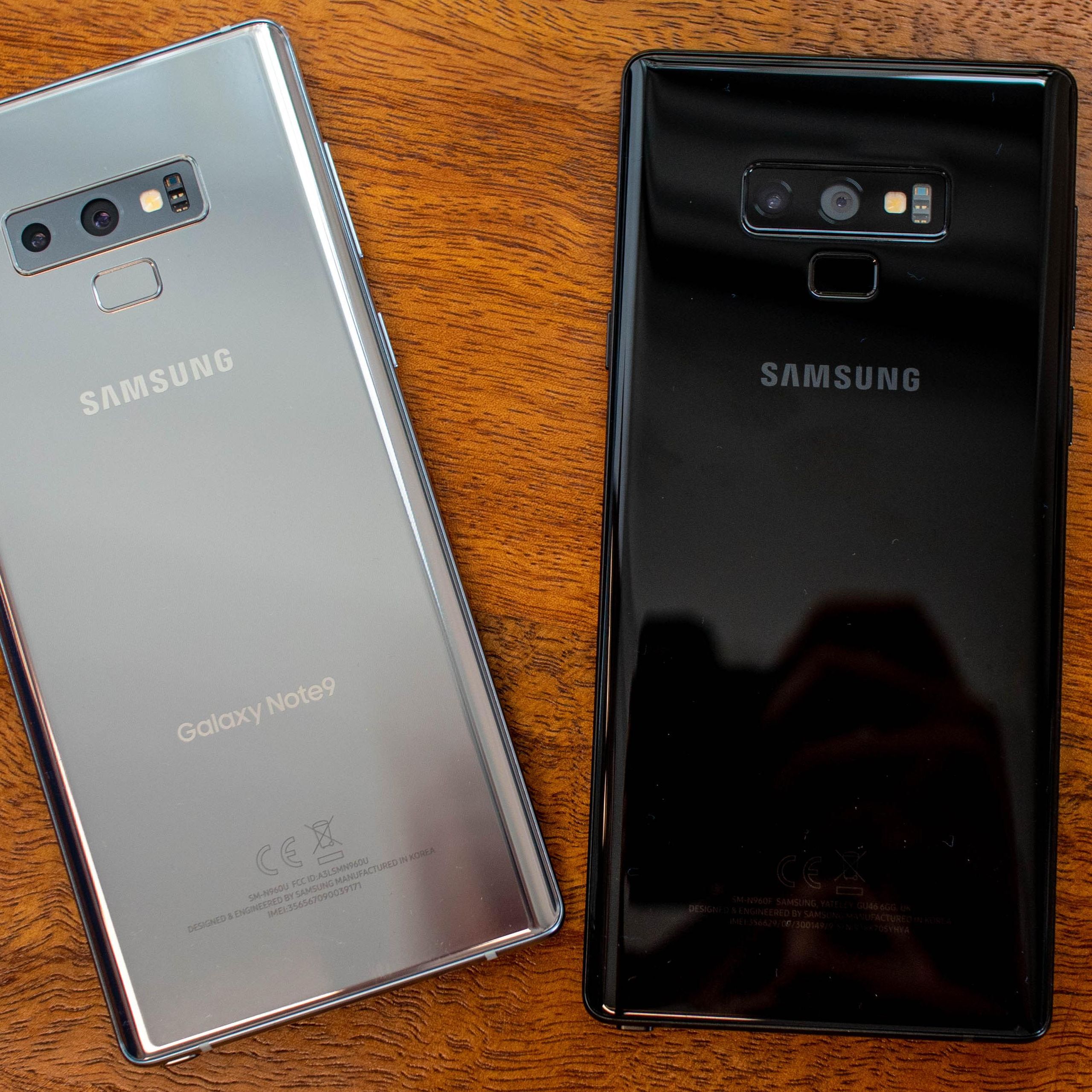 Here's the Silver Samsung Galaxy Note 9 in ten super-polished