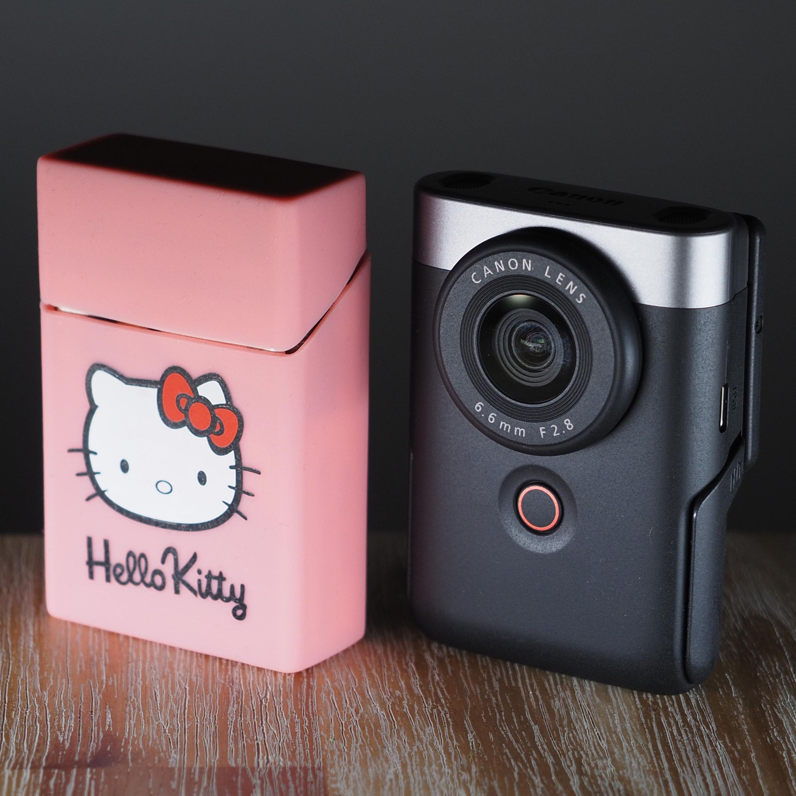 The Canon PowerShot V10 – the size of a pack of cigarettes – wins