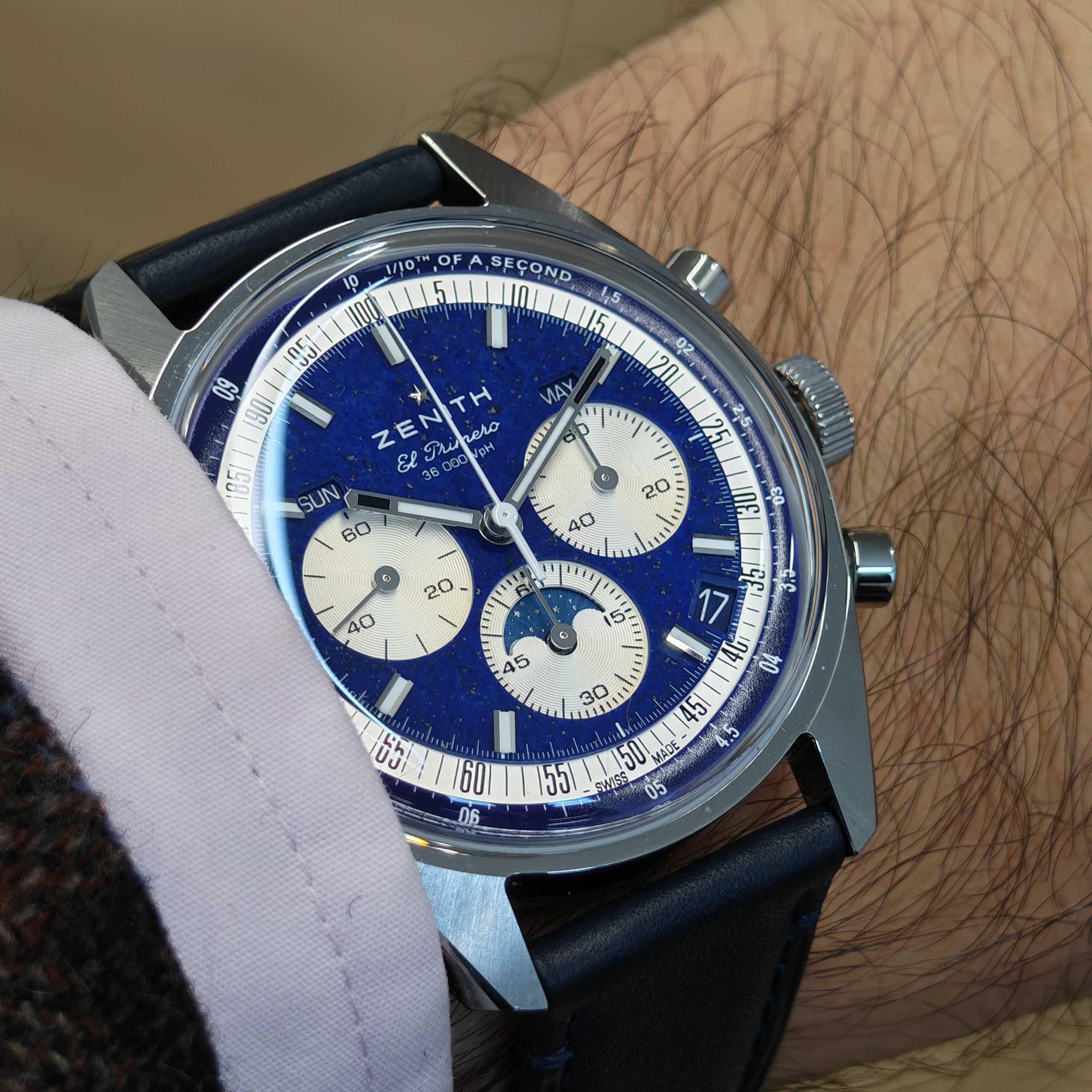 Zenith Chronomaster Original Lapis Lazuli hands on – beautiful