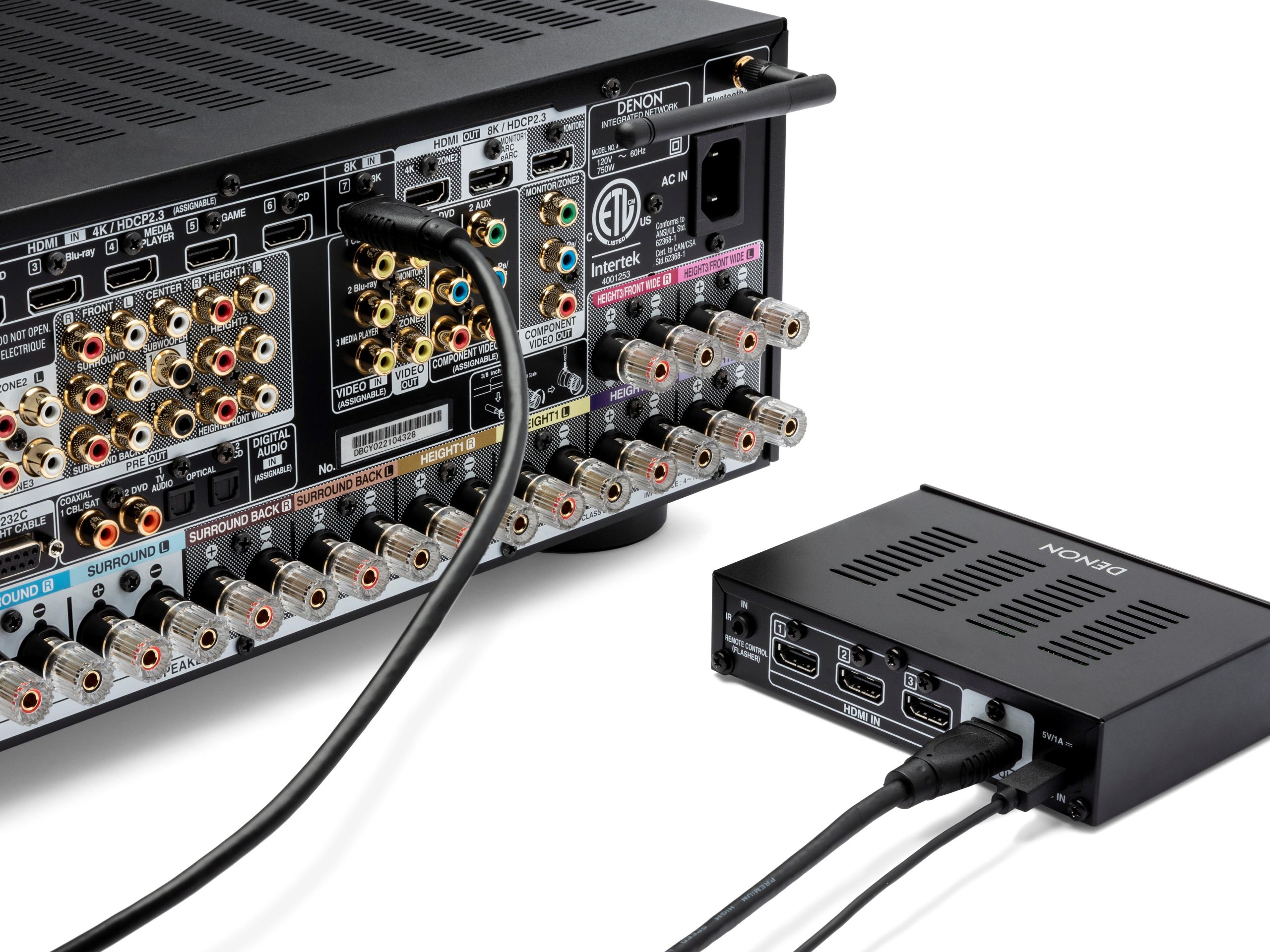 DENON サウンドバー HDMI AUX USB接続 DENON サウンドバー HDMI AUX