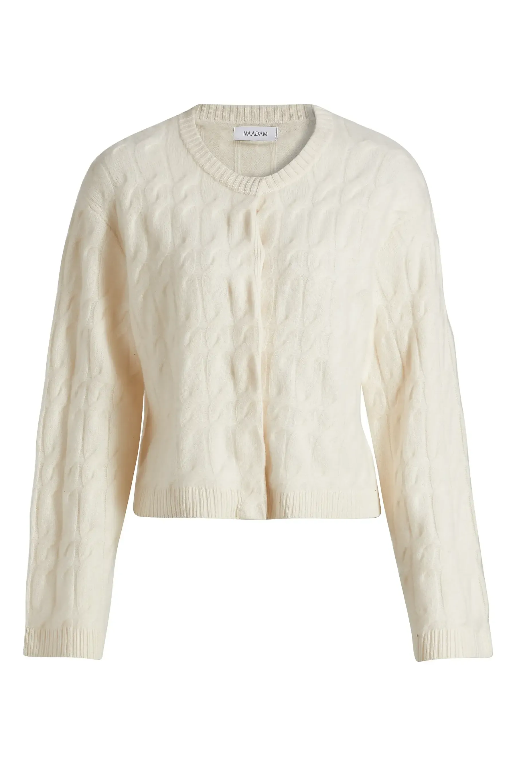 Naadam, Cable Knit Cashmere Cardigan