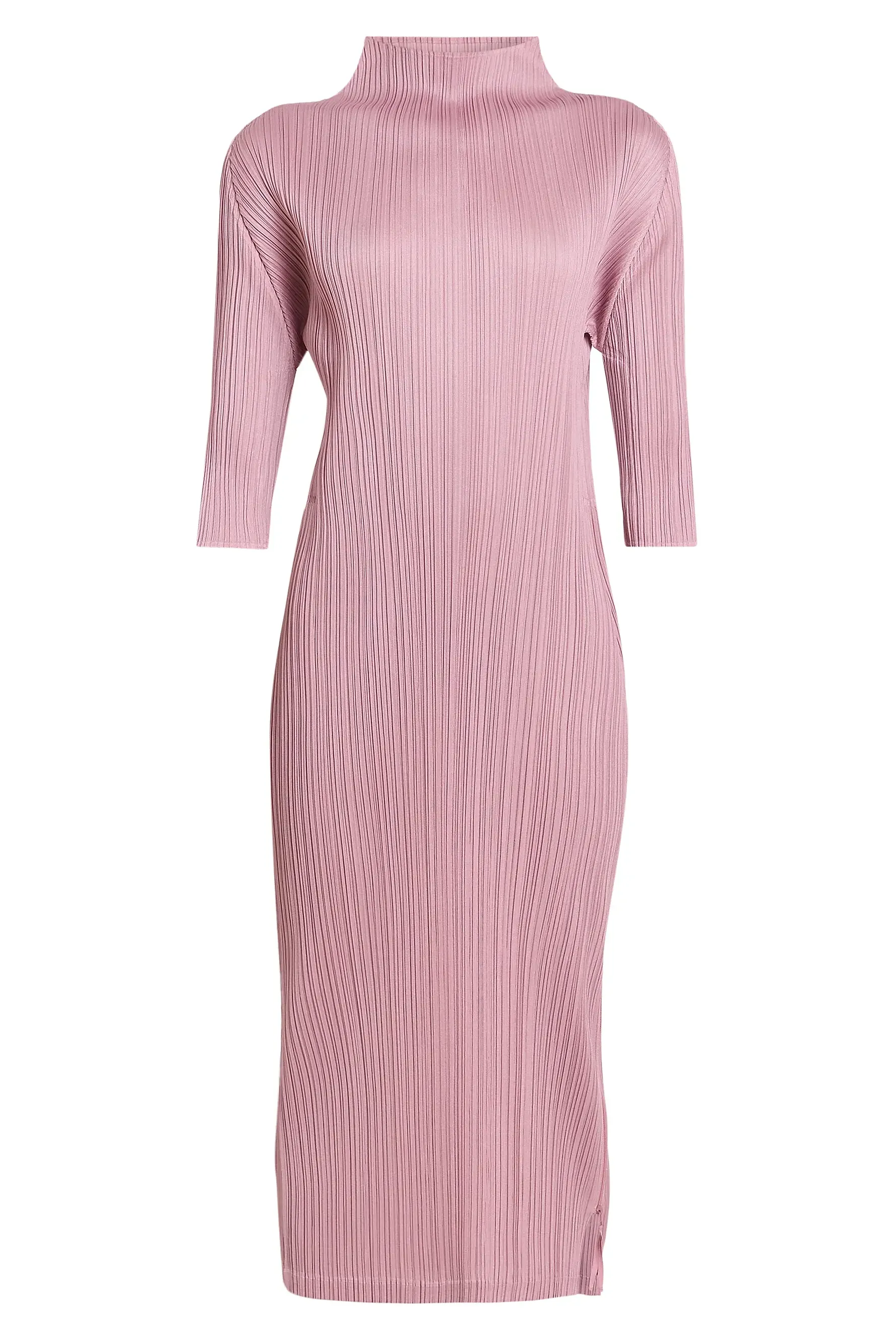 Monthly Colors: September Pleated Midi-Dress