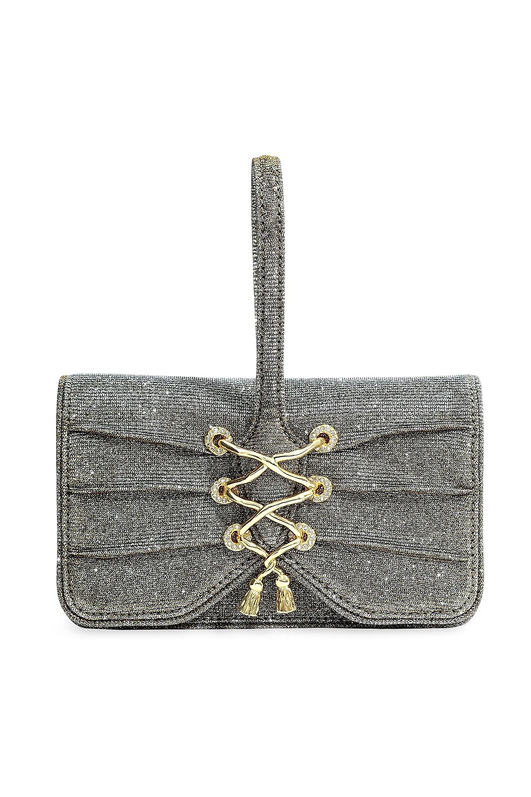 Alexis Bittar Lace-Up Wristlet