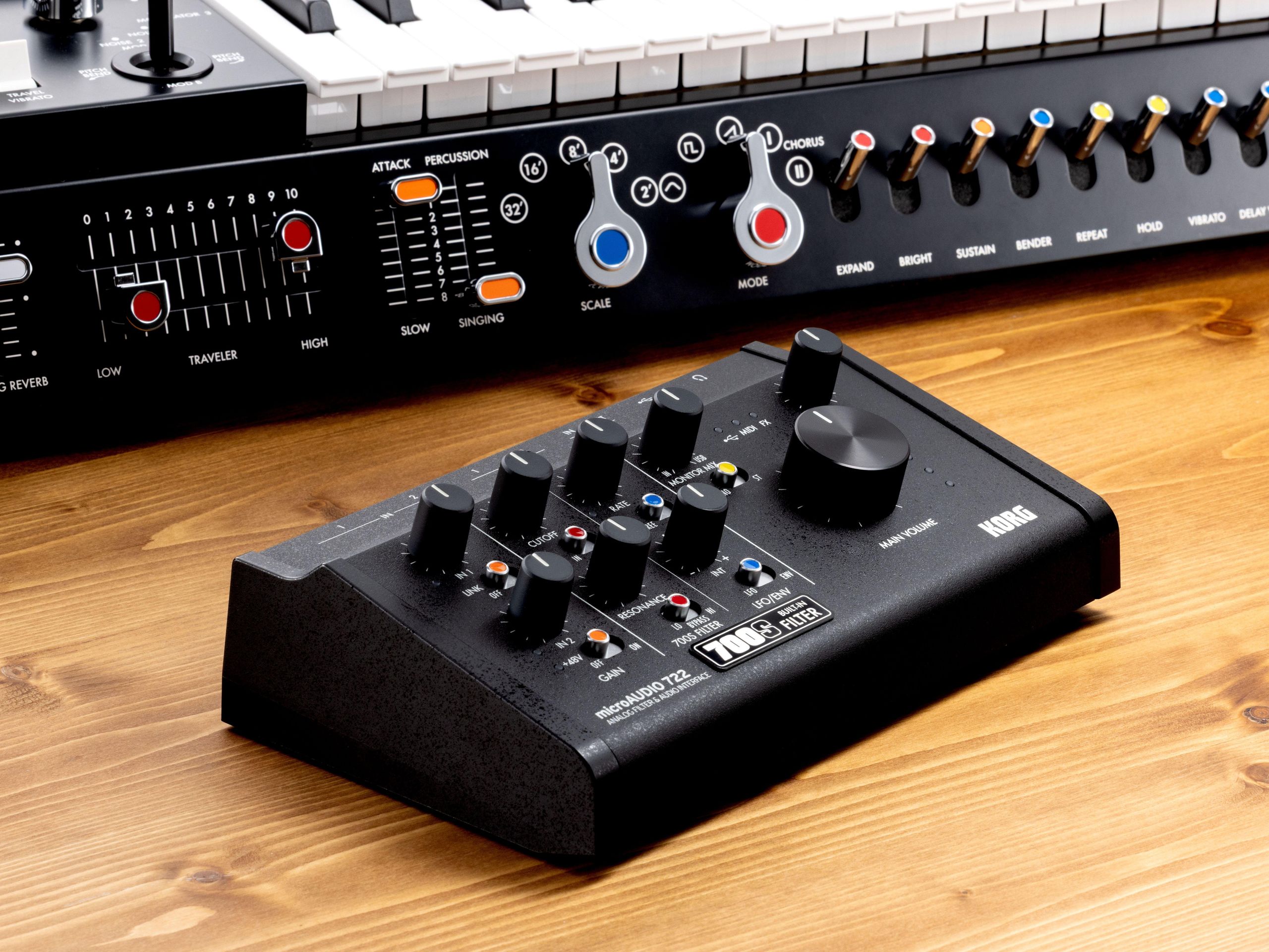 Korg's new compact audio interface is also a standalone analogue