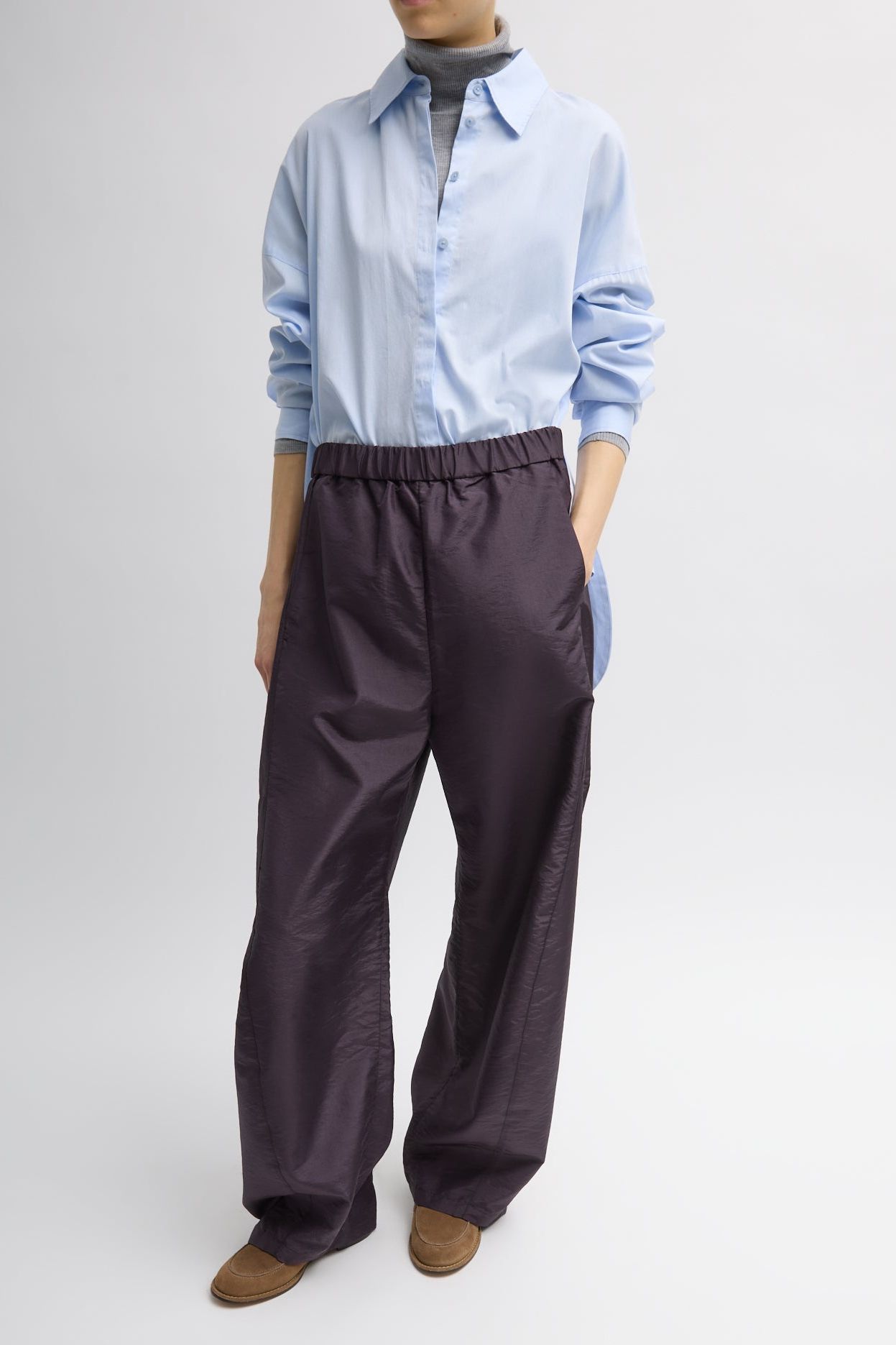 Crispy Nylon Winslow Pant - Eggplant / Xxs-S / T000nn3345