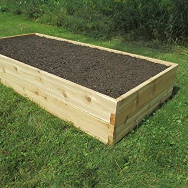 Infinite Cedar Premium Cedar Raised Garden Bed - 3' X 6' X 11&amp;quot; - Handcrafted in Maine From North American Western Red Cedar Wood