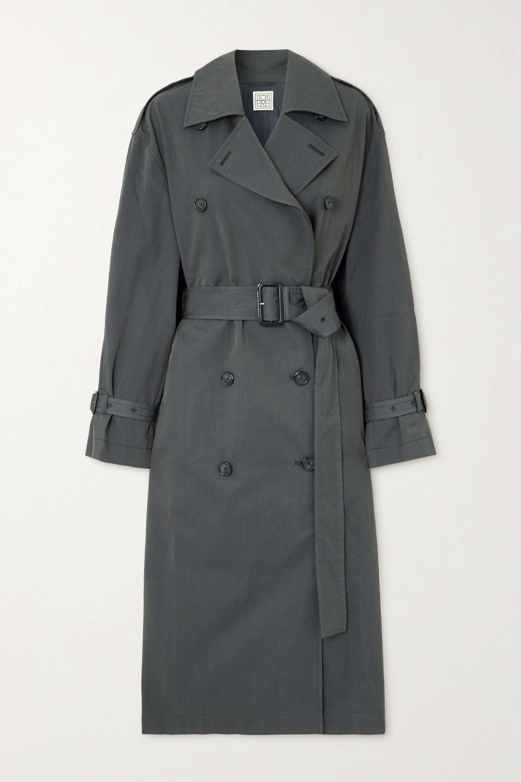 Garderob Belted Organic Cotton-Blend Trench Coat