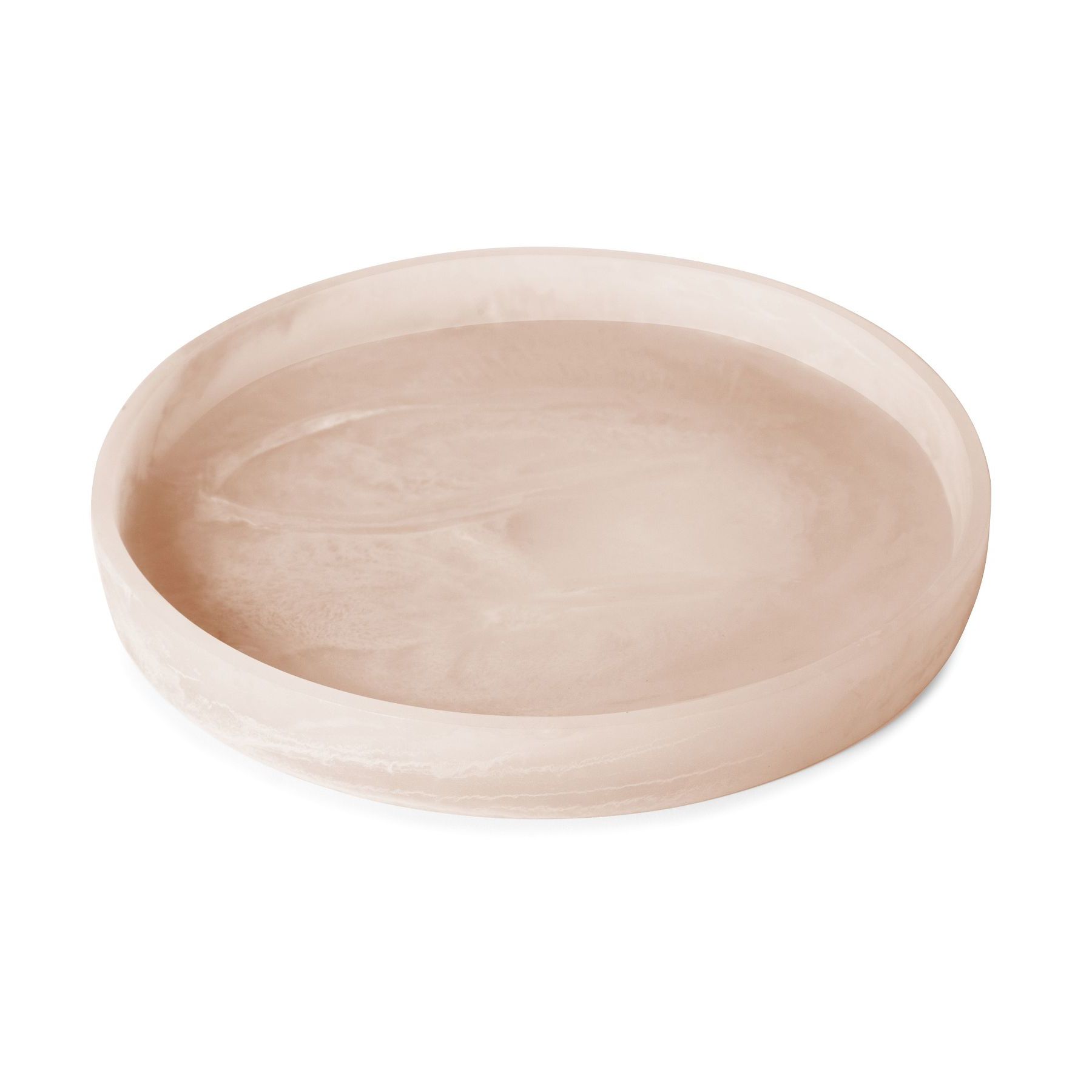pink marble tray