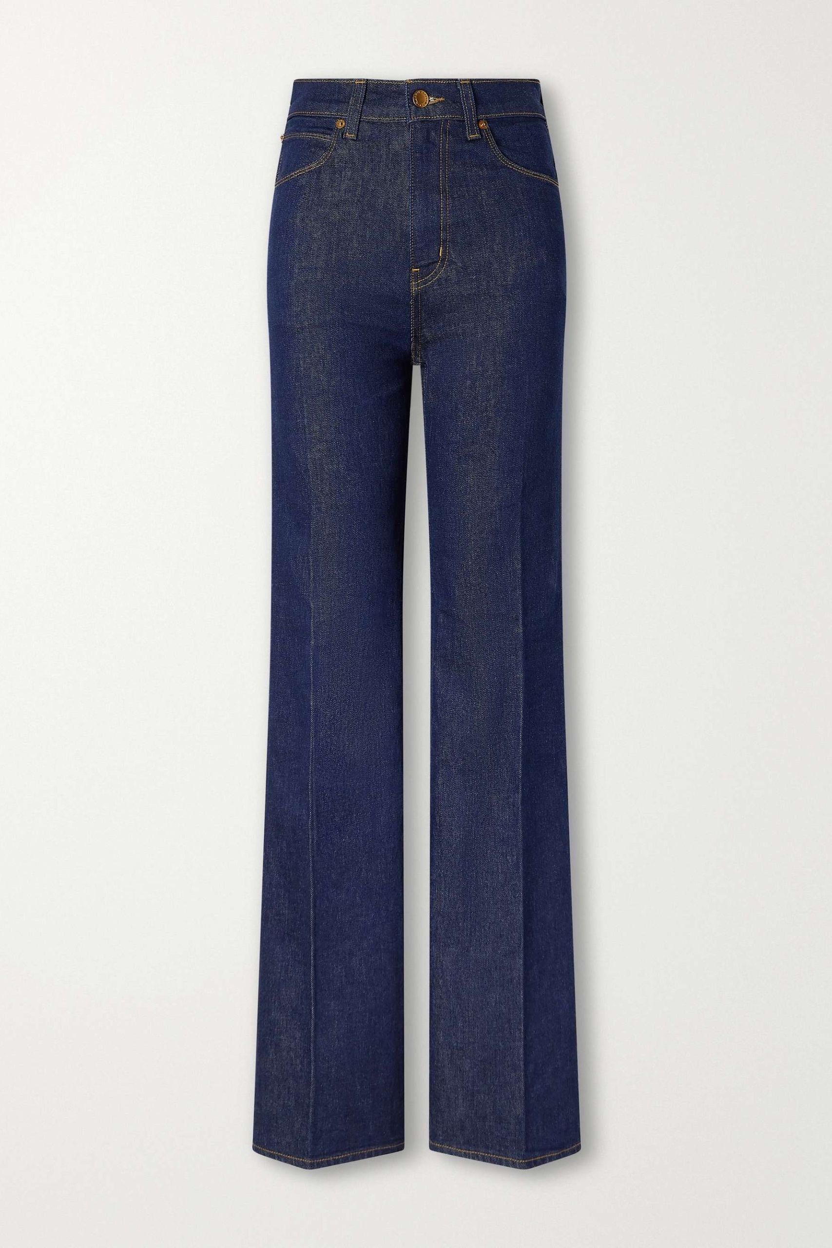 The Crease High-Rise Flared Jeans