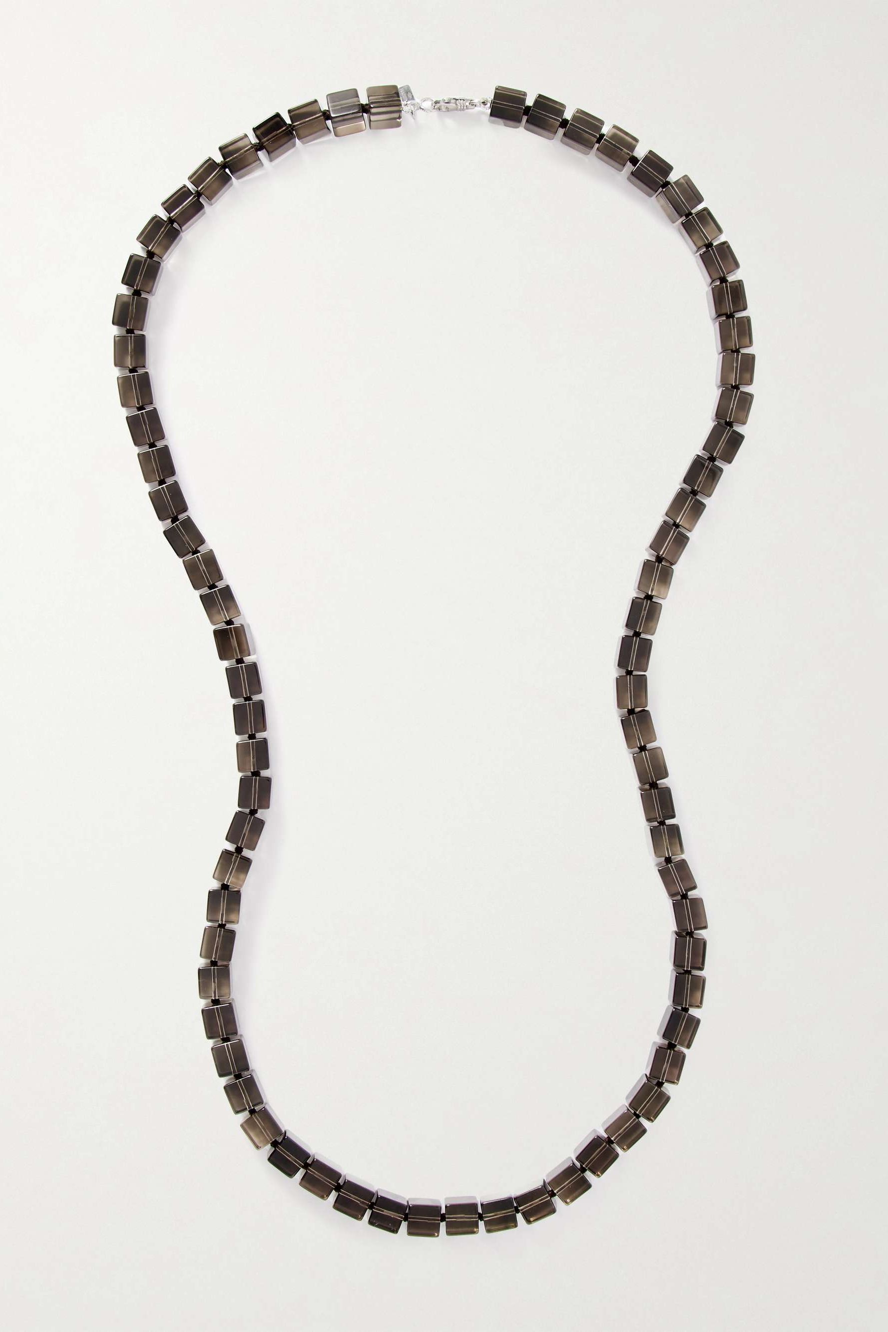 Tina Silver Smoky Quartz Necklace