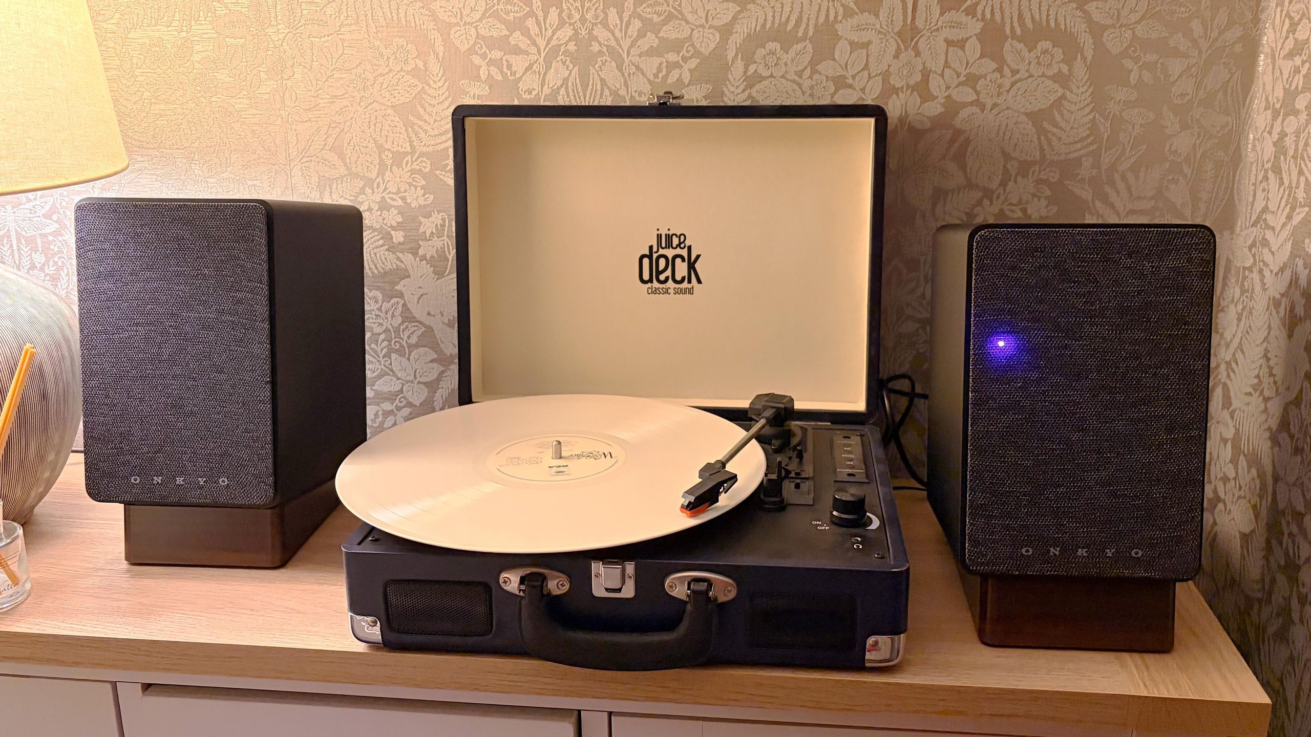 I upgraded my $40 turntable with Onkyo's $250 speakers, and the