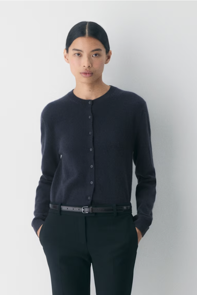 Aritzia, Bare Cashmere Crew Cardigan (Was $168) 