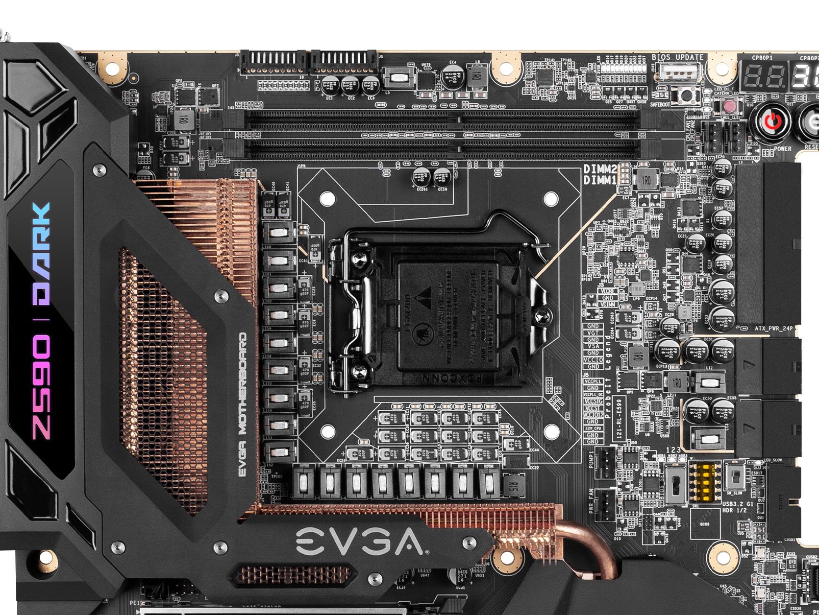 EVGA Z590 Dark Motherboard Review: Improved Aesthetics, Premium