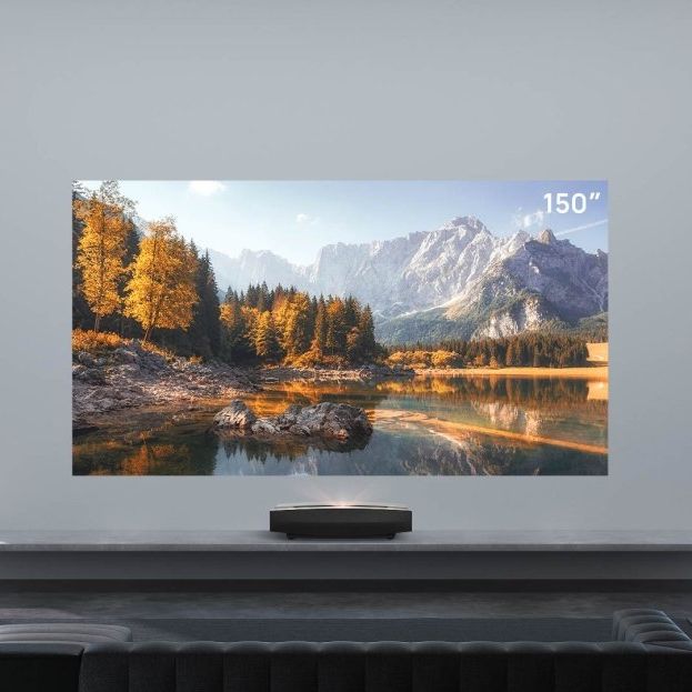 XGIMI Aura is a 4K Ultra Short Throw laser projector powered by
