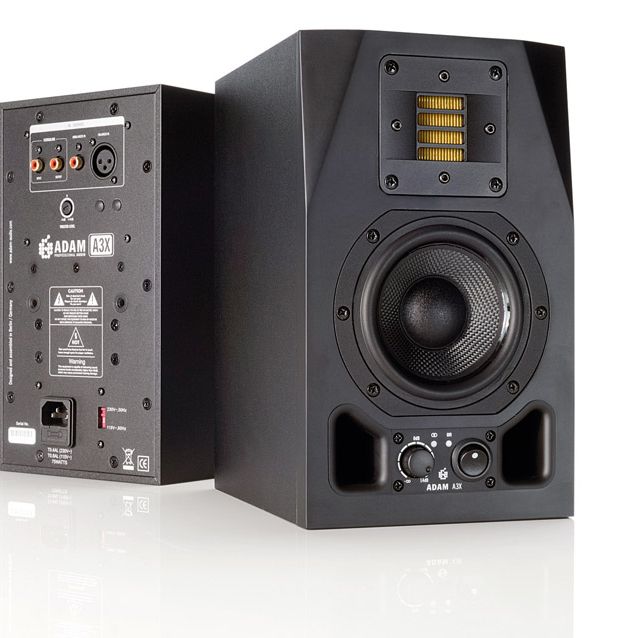 ADAM Audio A3X ペア スタンド付 ADAM Audio A3X 4.5 inch Powered Studio Monitor | Sweetwater