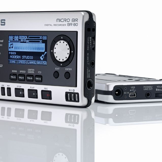 配信機器・PA機器・レコーディング機器 BOSS MICRO BR BR-80 BOSS BR-80 Micro BR 5Mマイクケーブル付きセット コンパクト