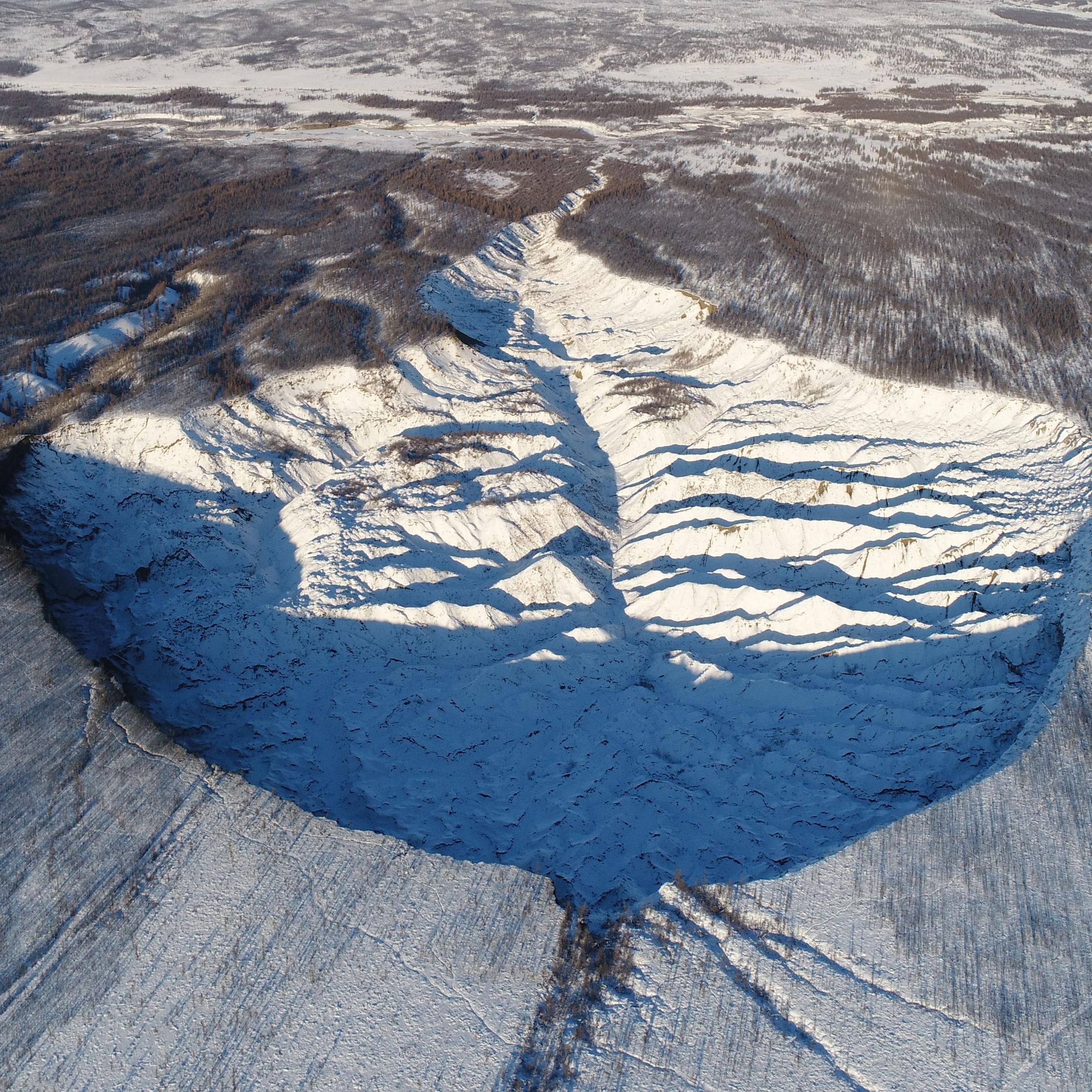 Siberia's 'gateway to the underworld' megaslump is revealing