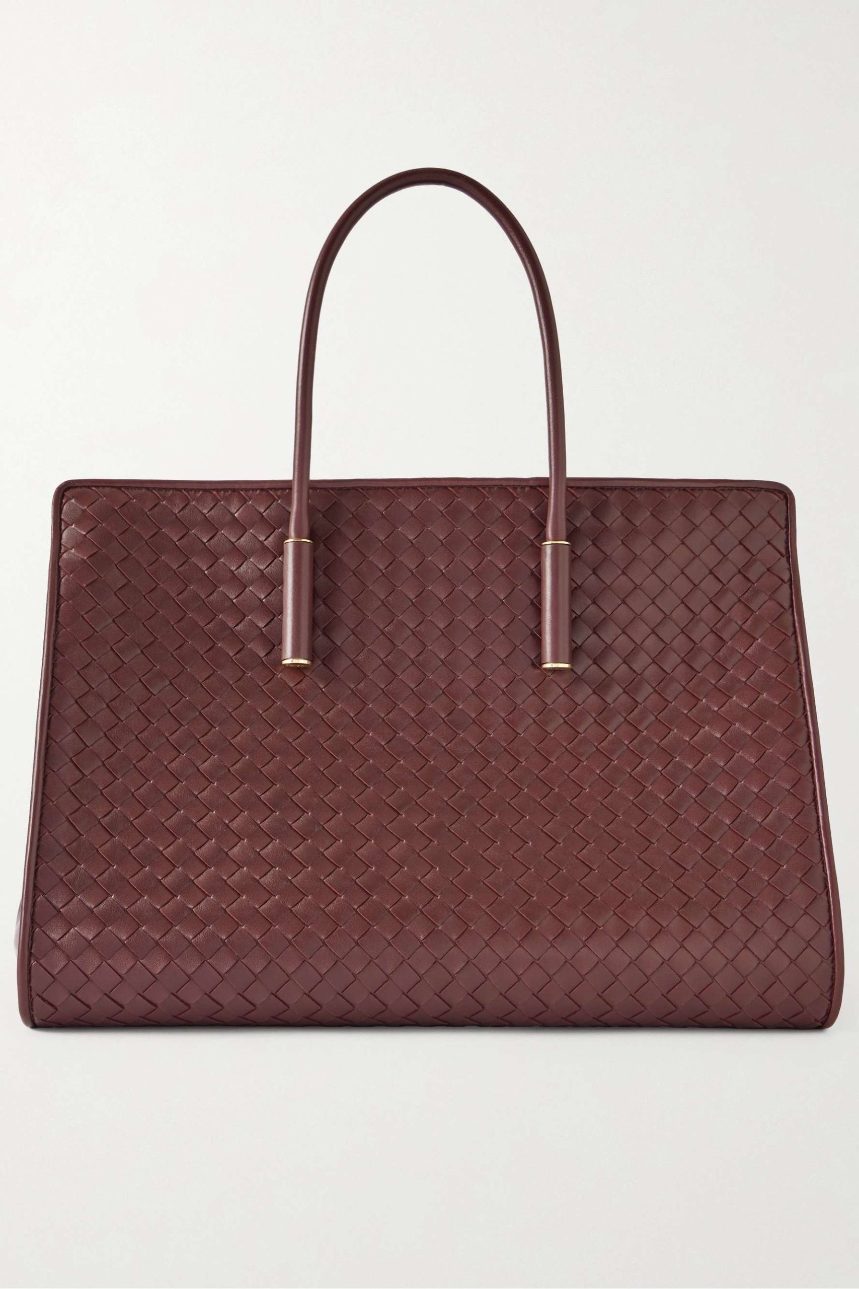 Barbara Intrecciato Leather Tote