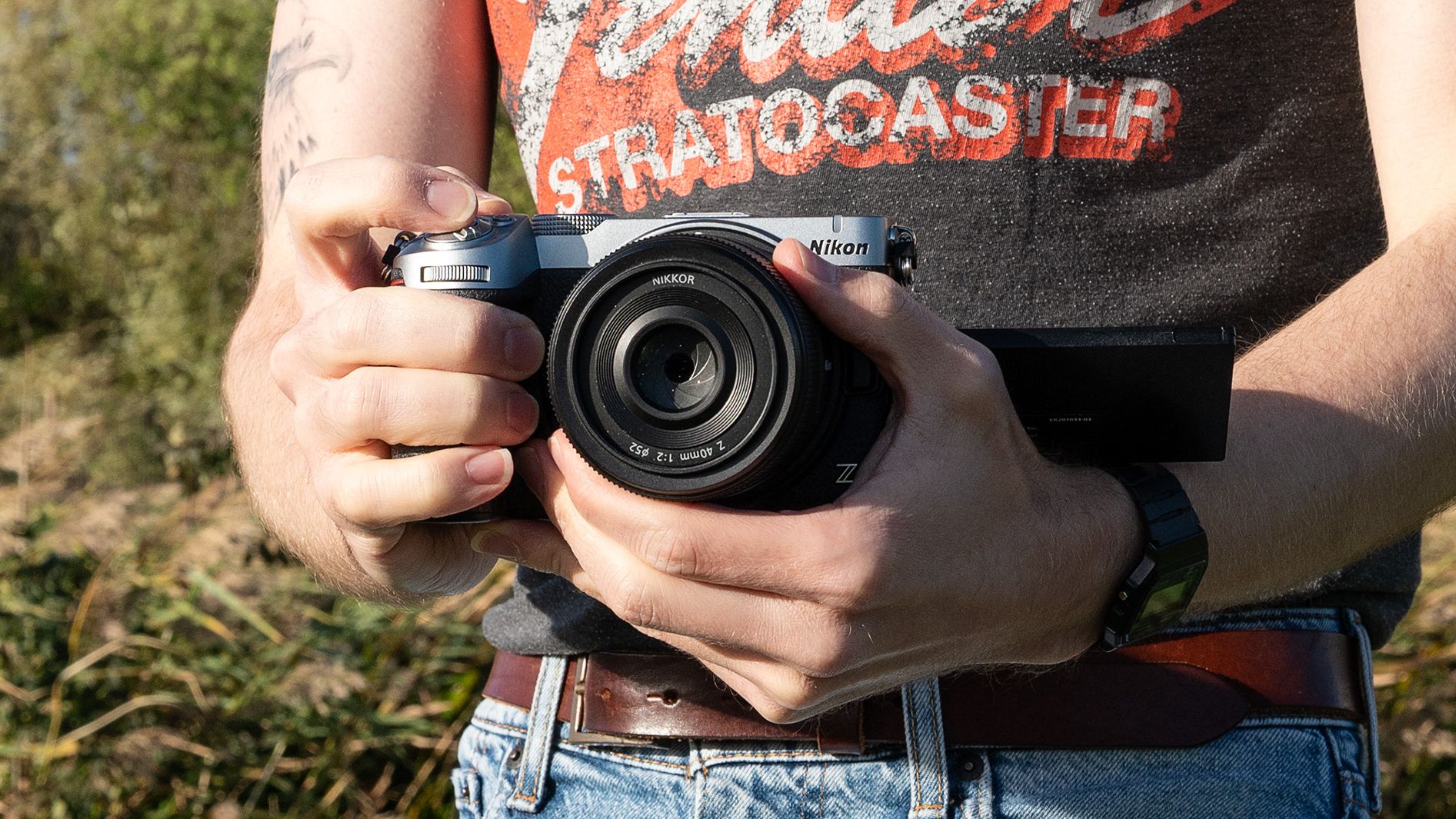 Nikon Z5IIC on a green background