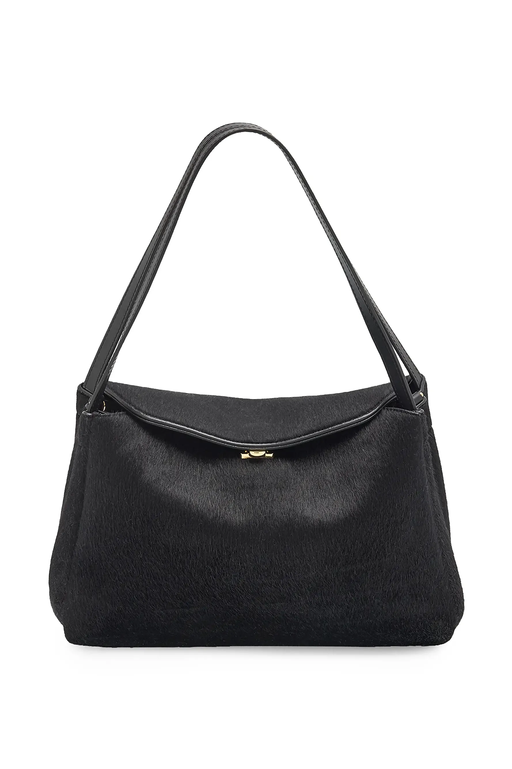 Eudora Faux Pony Hair Shoulder Bag