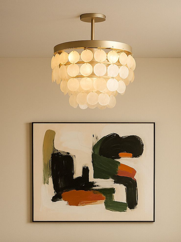 Carris Semi-Flush Chandelier Ceiling Light