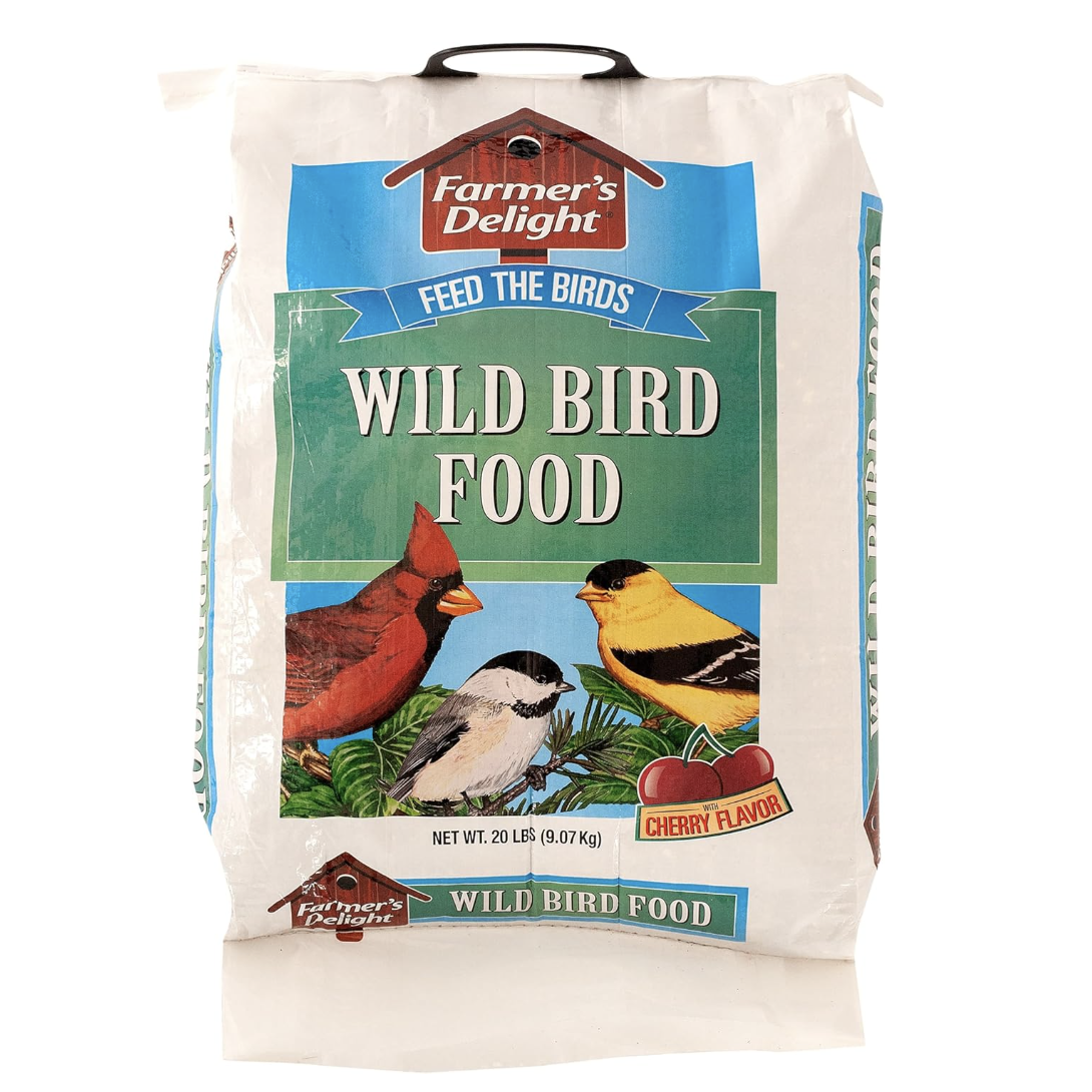 Wagner's, Wagner's 53002 Farmer's Delight Wild Bird Food With Cherry Flavor, 10-Pound Bag