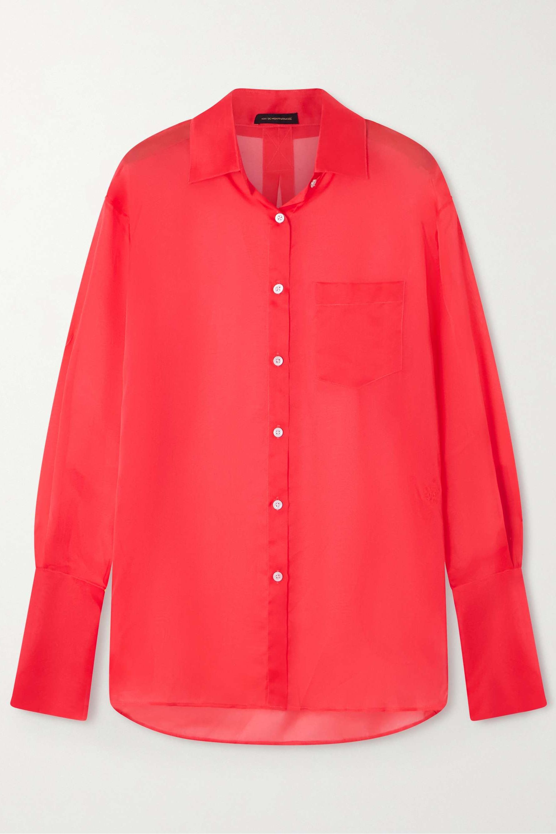 Silk-Organza Shirt