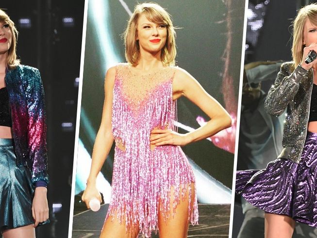 why does taylor swift wear a garter belt Taylor Swift 1989 Tour Costumes - Taylor Swift Stage Style