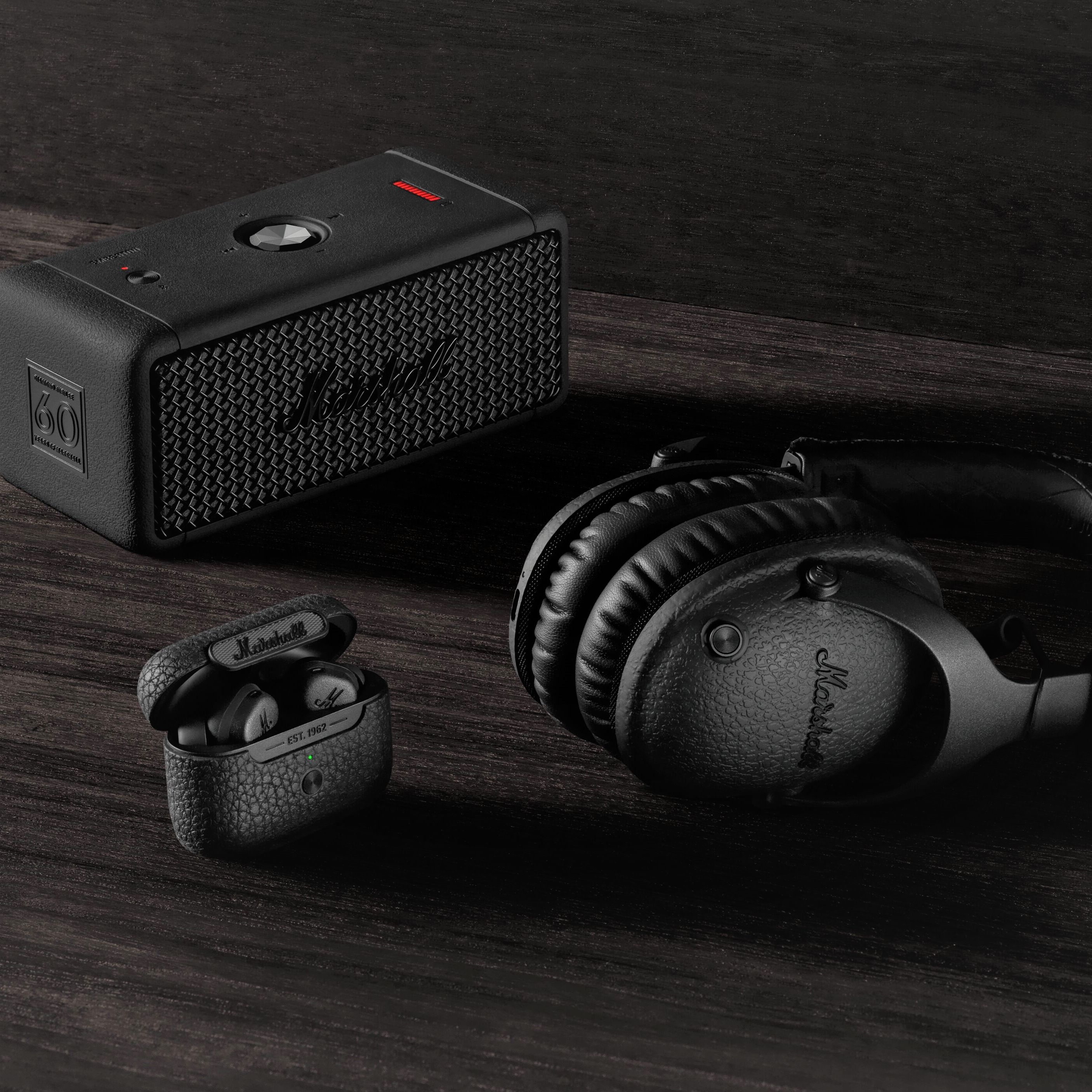 アンプ MARSHALL HEADPHONES EMBERTON BLACK Amazon.com: Marshall Major IV On-Ear Bluetooth Headphone