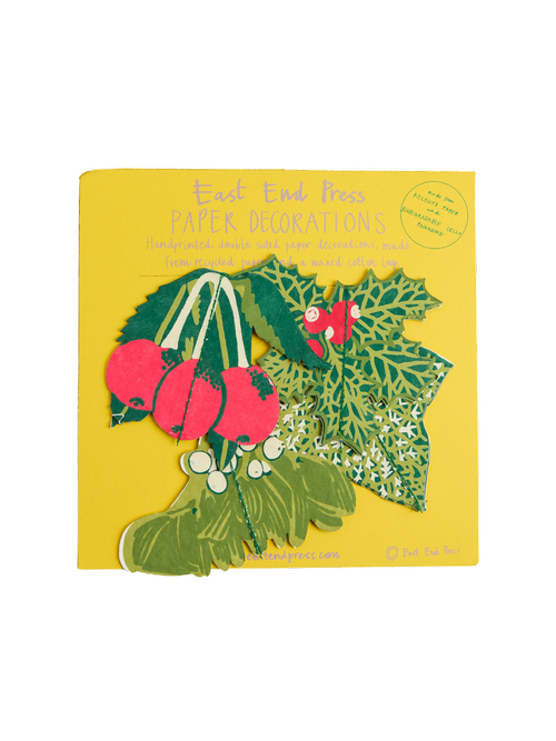 Festive Foliage Paper Ornaments