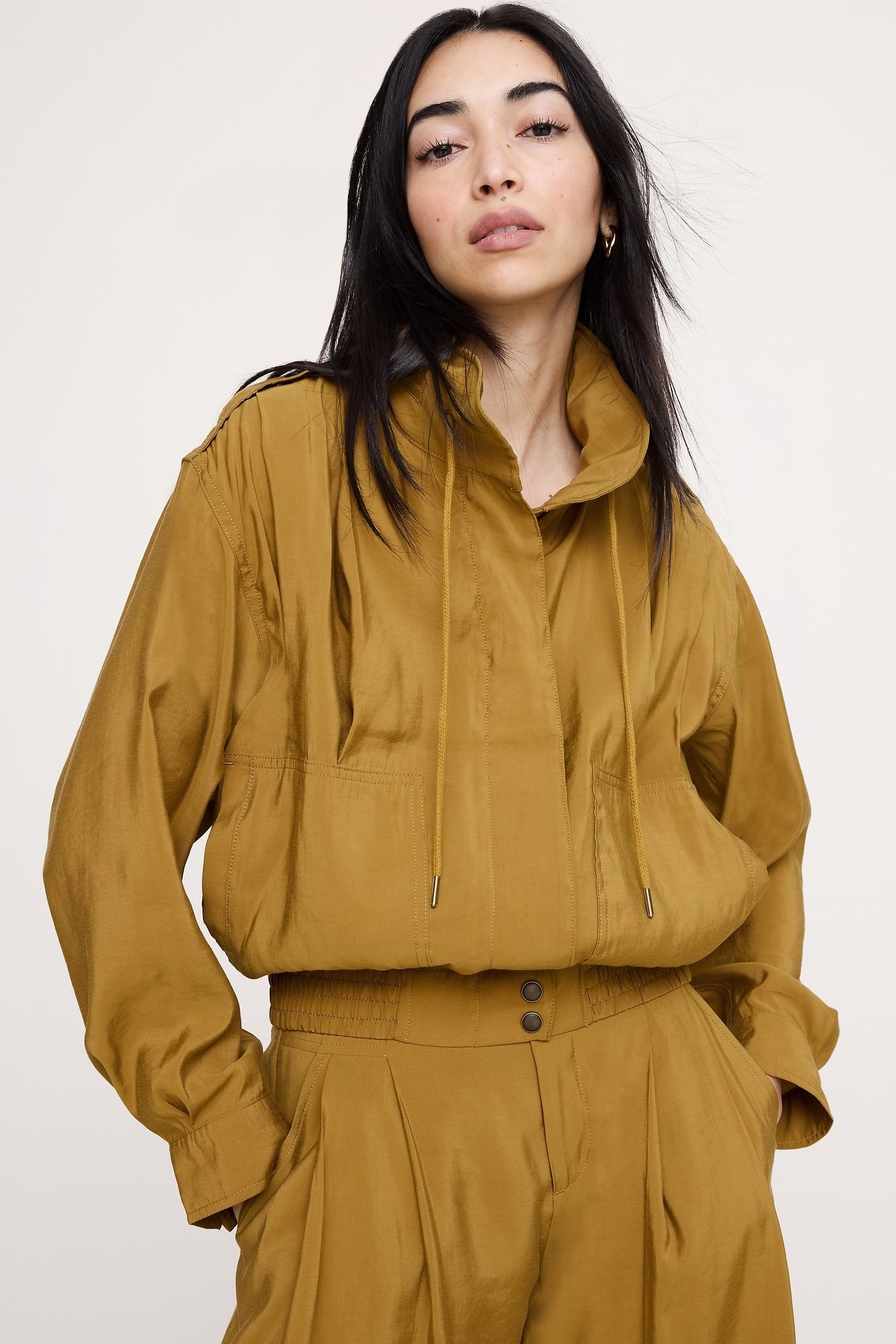 Luster Twill Utility Jacket