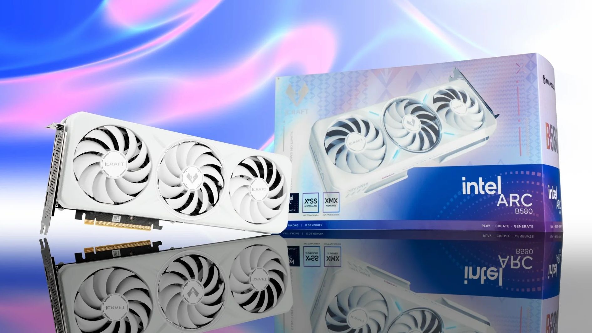 Maxsun makes a GPU with two built-in M.2 SSD ports — Intel Arc