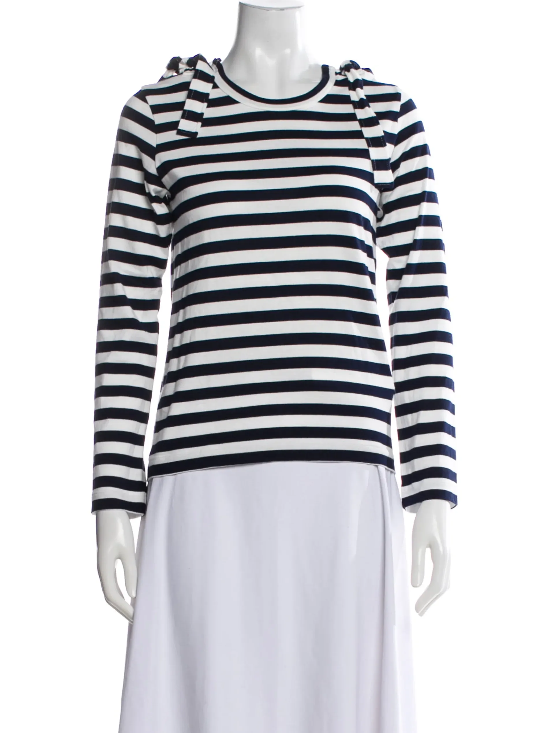 Comme des Gar&amp;ccedil;ons, Striped Crew Neck Top