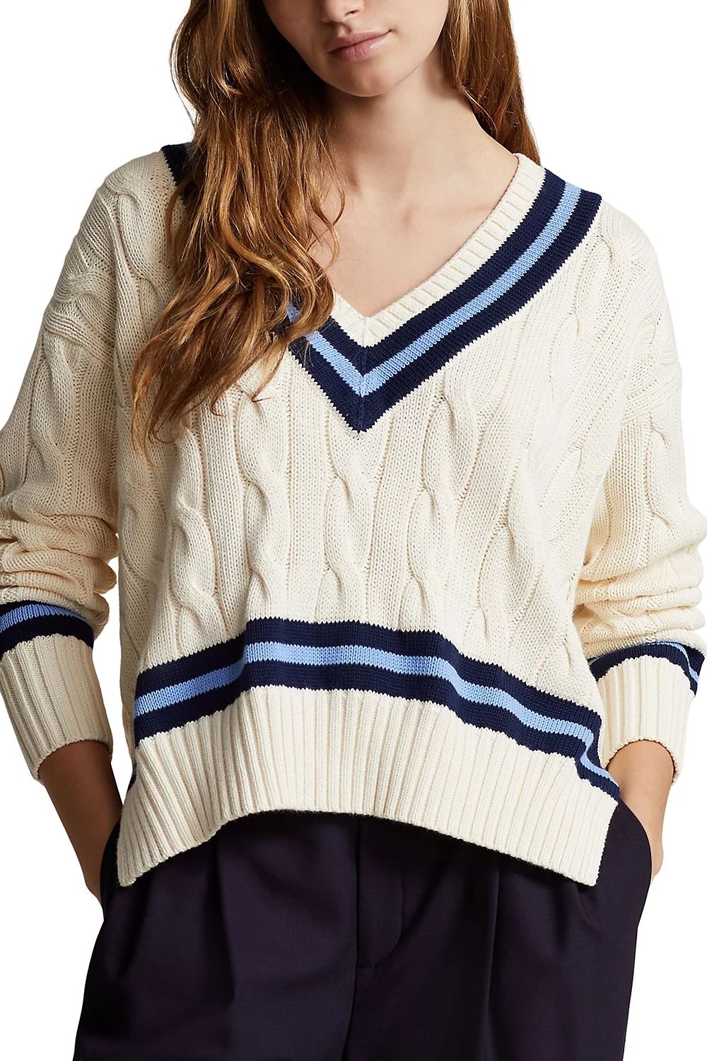 polo ralph lauren striped sweater