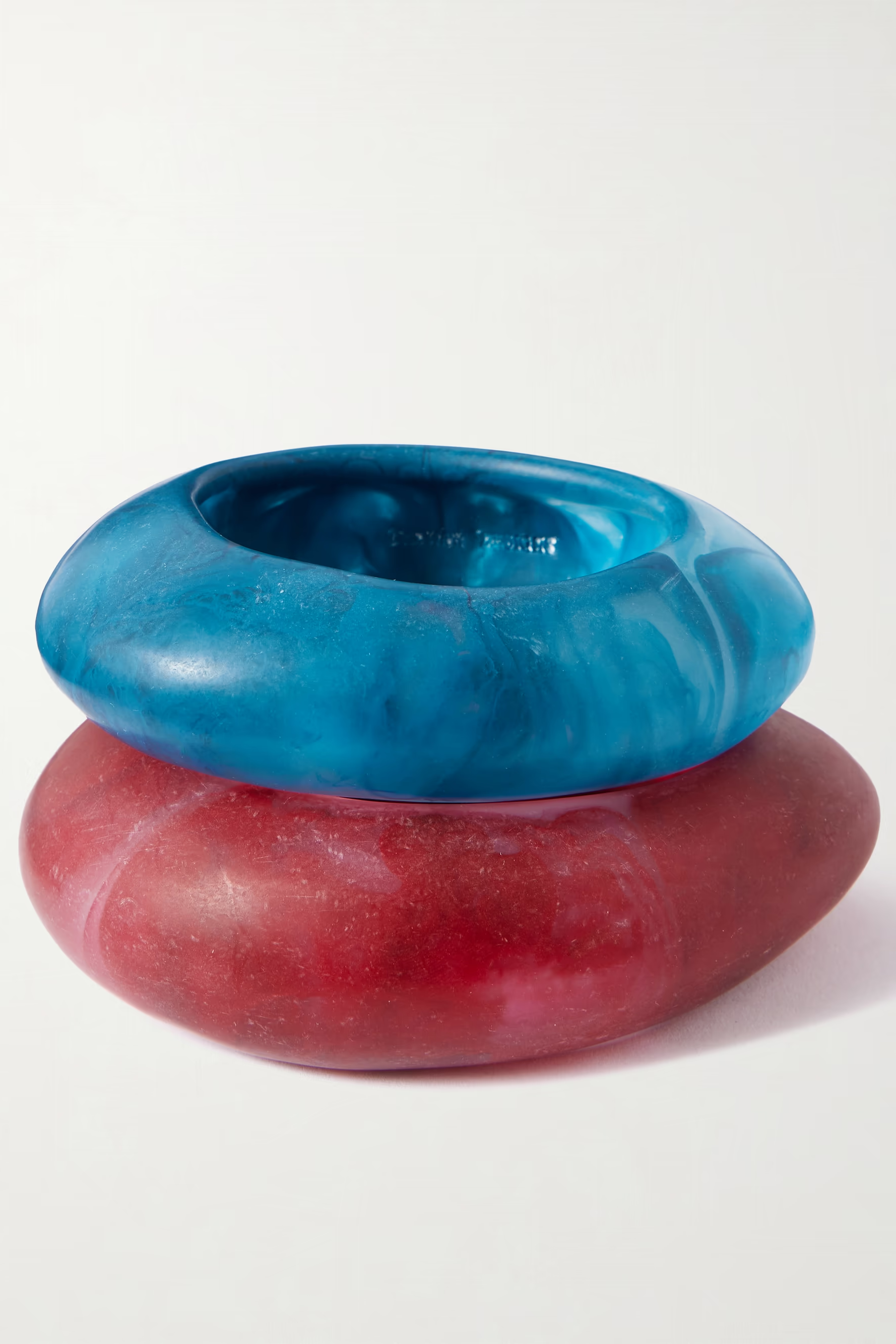 Dinosaur Designs, Rock Medium and Large Set of Two Resin Bangles