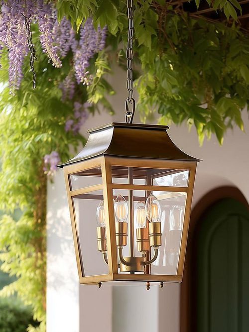 Majorelle Pendant in Brass